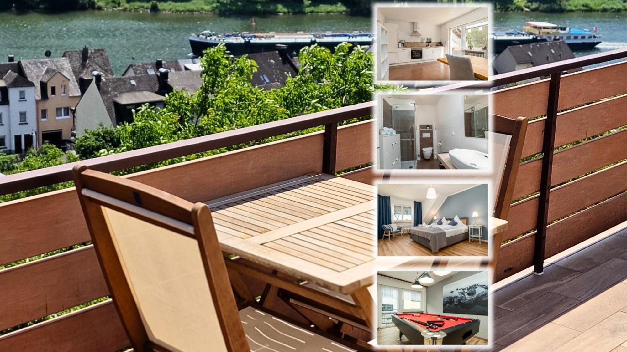 Riesling Appartement For 2 - 4 People - Billiards - Balcony With Mosel View - Parking - Wine Barrel Bar - Fully Equipped Kitchen - Netflix - Waiputv - 3 Km From Cochem Apartment Klotten